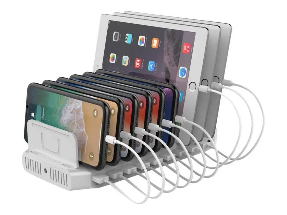 Ładowarka UNITEK Y-2190(10x USB\3000mA\3.6 - 12V) w sklepie Wasserman.eu