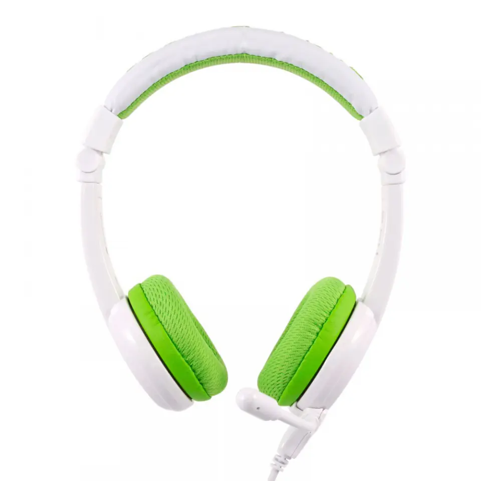 ⁨School+ Headphones for Kids 3+ 85dB with Microphone Green⁩ at Wasserman.eu