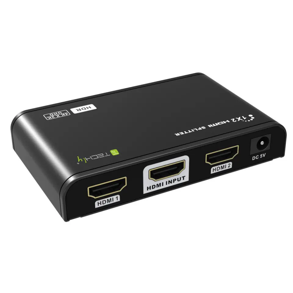 ⁨TECHLY IDATA HDMI2-4K2HDR Video Splitter Switch⁩ at Wasserman.eu