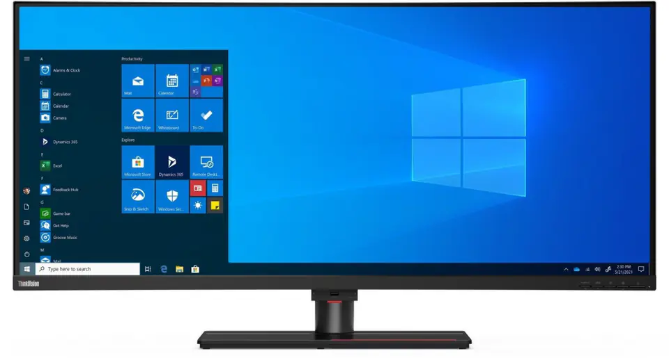 ⁨Monitor LENOVO 43.4" 5120 x 2160 62DDGAT6EU Czarny⁩ w sklepie Wasserman.eu