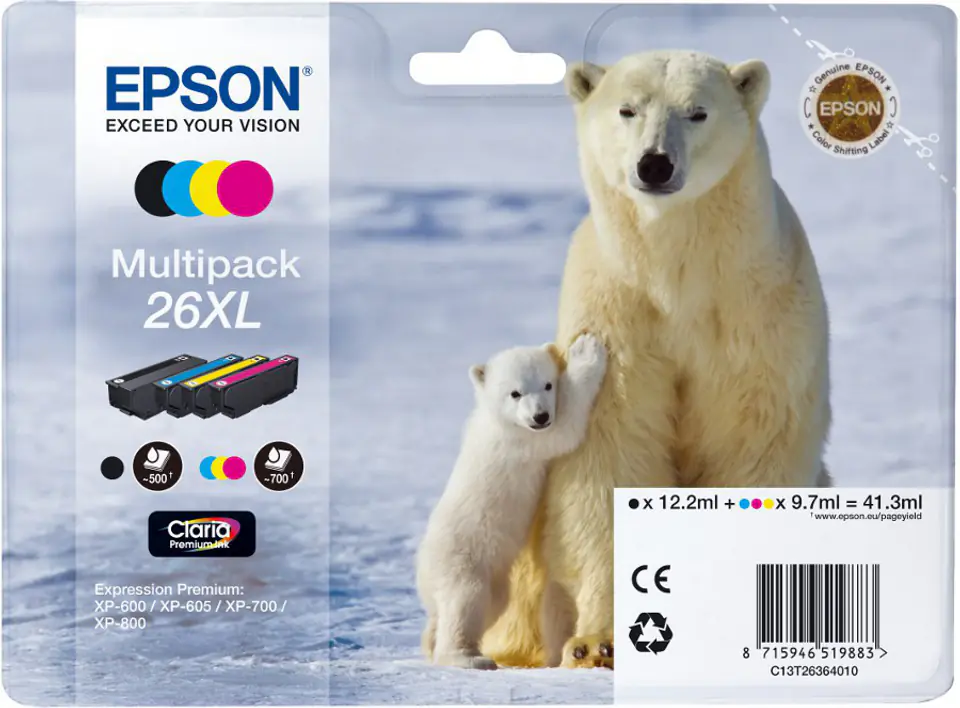 Wkład EPSON T2636 XL Multipack C13T26364010 w sklepie Wasserman.eu