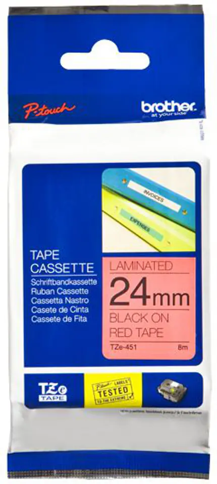 ⁨BROTHER Tape Laminated Black TZe-451⁩ at Wasserman.eu