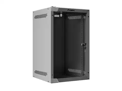 ⁨Lanberg wall-mount cabinet 10" 9U (280x310, gray)⁩ at Wasserman.eu