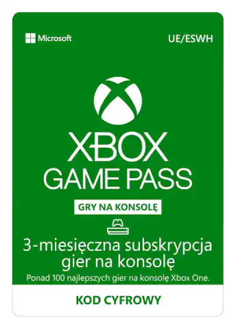 ⁨Subskrypcja ESD Game Pass Console Retail 3M R16 JPU-00086⁩ w sklepie Wasserman.eu