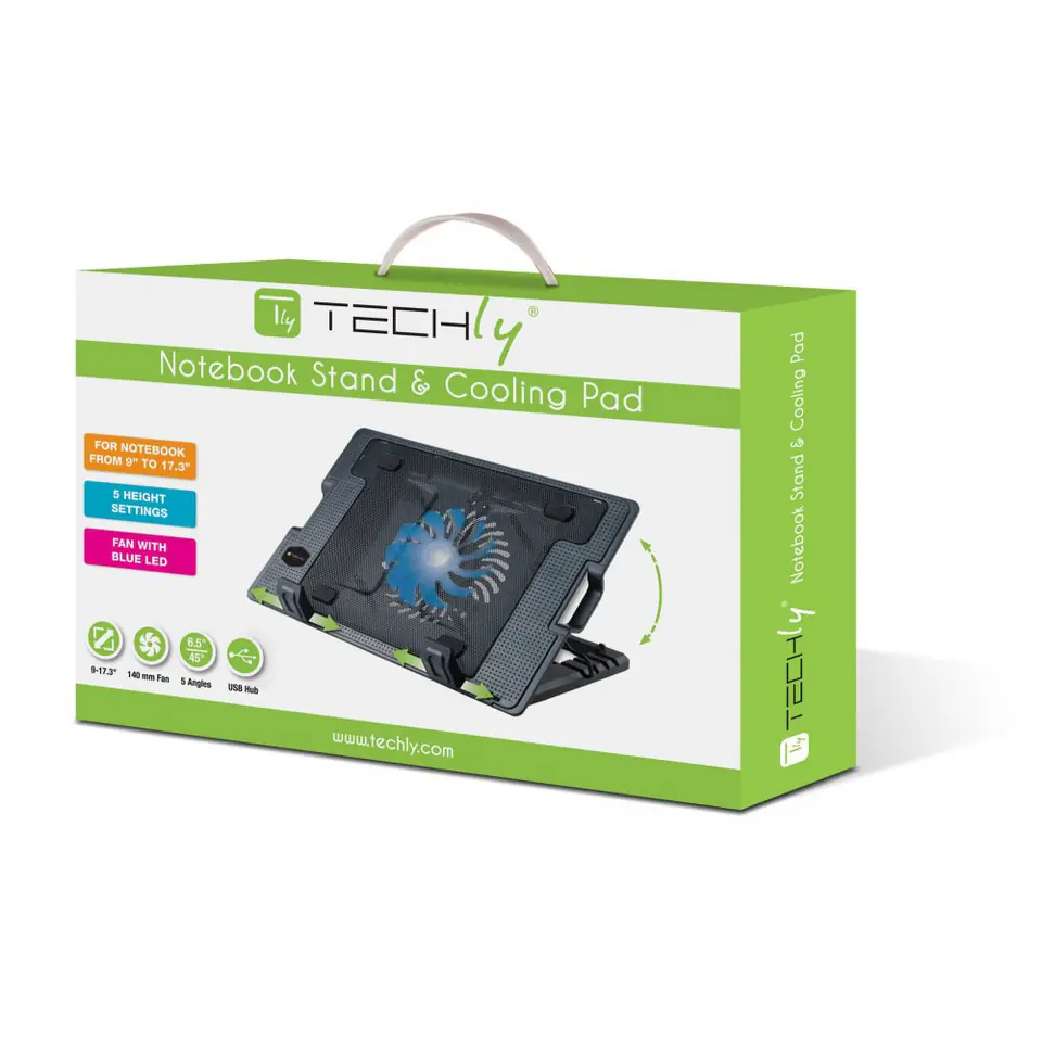 Podstawka chłodząca TECHLY ICOOL-CP12TY w sklepie Wasserman.eu