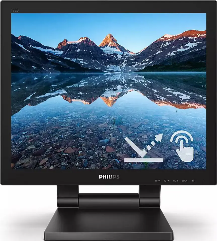 ⁨Monitor PHILIPS 17" 1280 x 1024 172B9TL/00 Czarny⁩ w sklepie Wasserman.eu