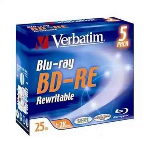 ⁨BD-RE VERBATIM 25 GB 2x Jewel Case 5  szt.⁩ w sklepie Wasserman.eu