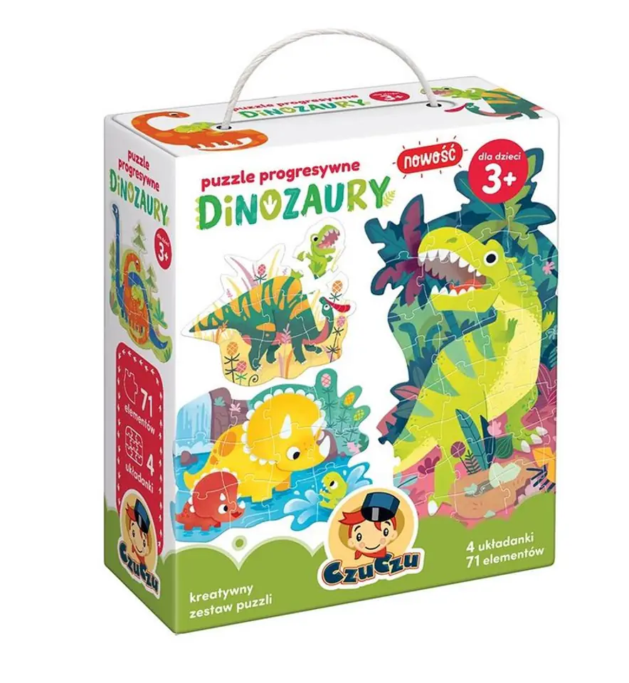 ⁨Czuczu Progressive puzzl es - Dinosaurs⁩ at Wasserman.eu