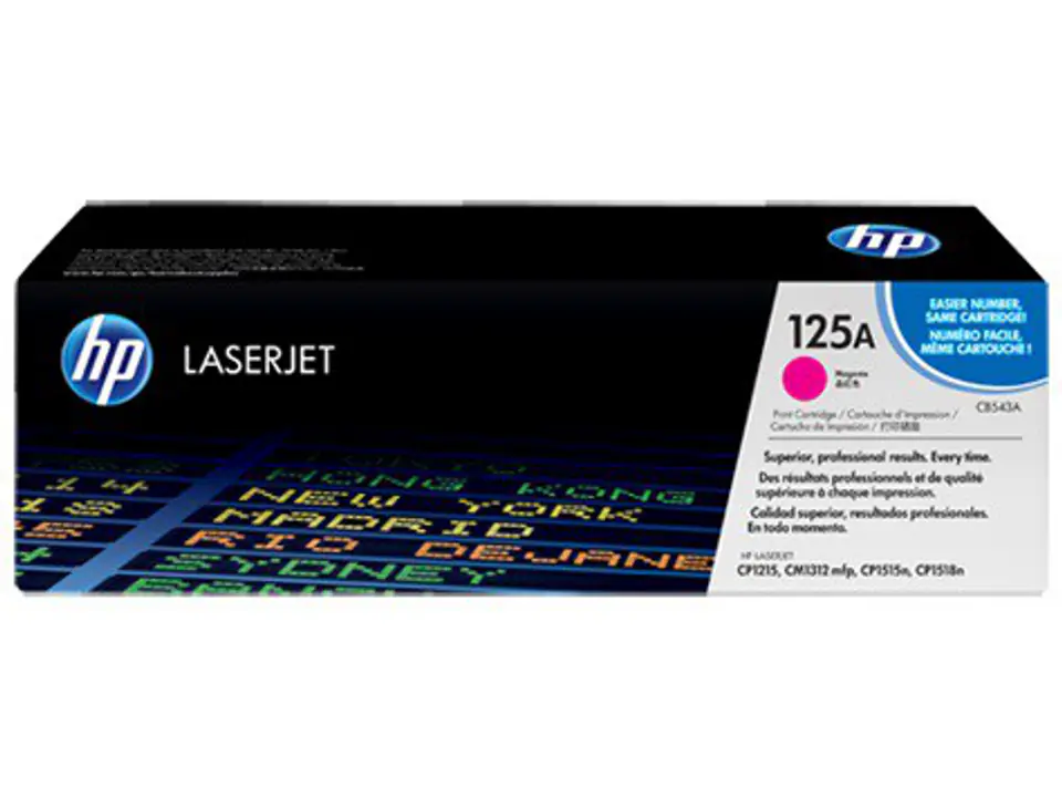 HP 125A Magenta Toner Cartridge CB543A at Wasserman.eu
