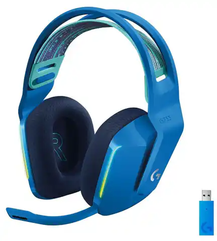 ⁨G733 Wireless Lightspeed Headset Blue 981-000943⁩ at Wasserman.eu
