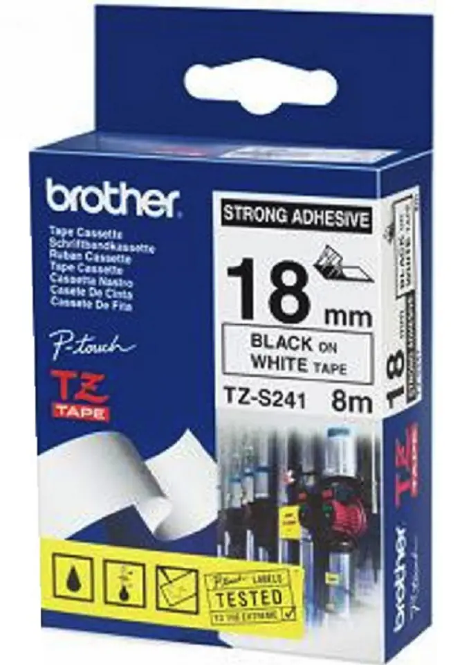 Taśma BROTHER Czarny TZ-S241 w sklepie Wasserman.eu