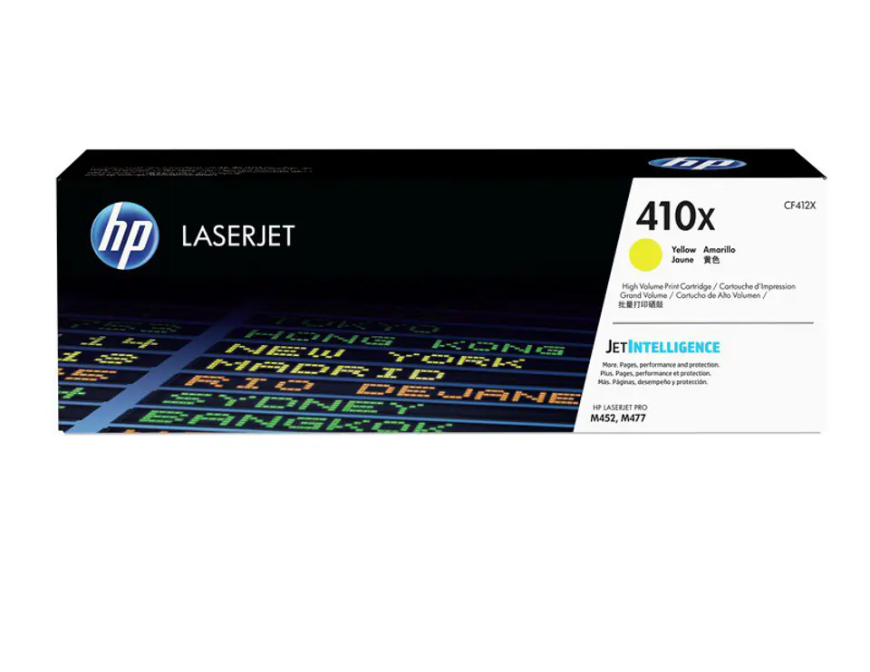 Laser Toner cartridge HP 410X Yellow CF412X at Wasserman.eu