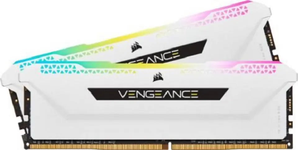 ⁨Memory DDR4 Vengeance RGB PRO SL 16GB/3200(2*8GB) White⁩ at Wasserman.eu