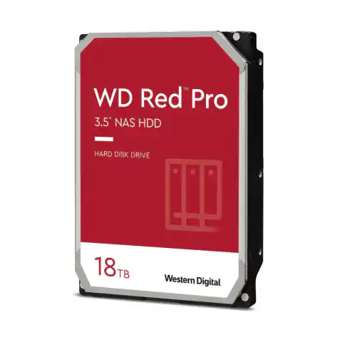 ⁨Dysk twardy WD Red Pro 18 TB 3.5" WD181KFGX⁩ w sklepie Wasserman.eu