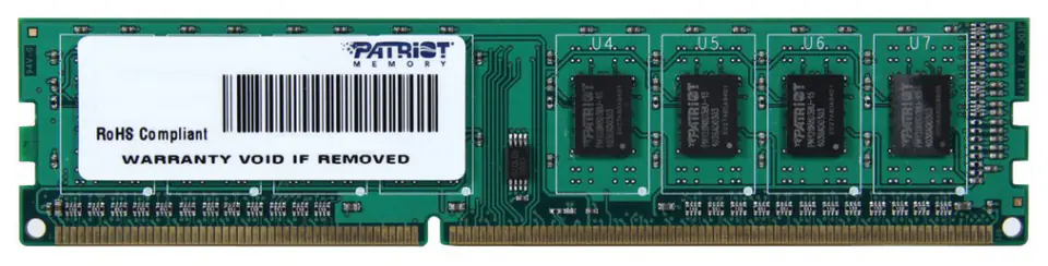 ⁨Pamięć PATRIOT DIMM DDR3 4GB 1333MHz 9CL 1.5V SINGLE⁩ at Wasserman.eu