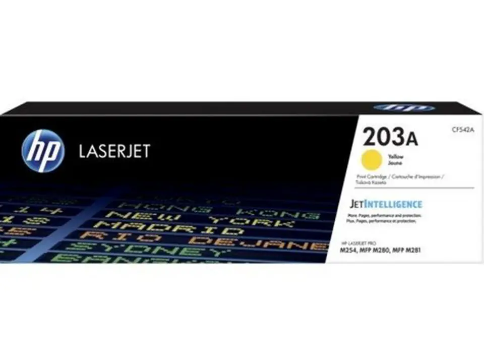 ⁨Laser Toner cartridge HP 203a Yellow CF542A⁩ at Wasserman.eu