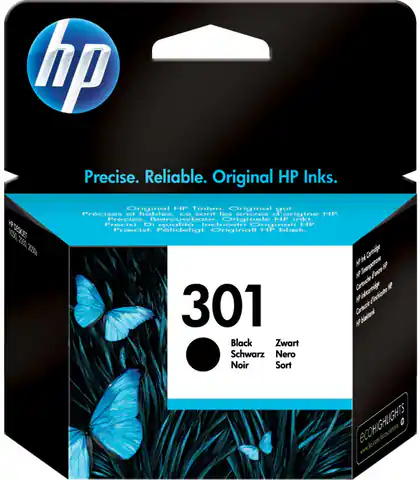 ⁨Ink cartridge HP 301 Black CH561EE⁩ at Wasserman.eu