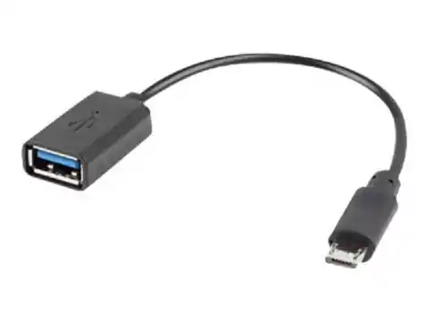 ⁨Adapter LANBERG AD-OTG-UM-01 USB 2.0⁩ w sklepie Wasserman.eu