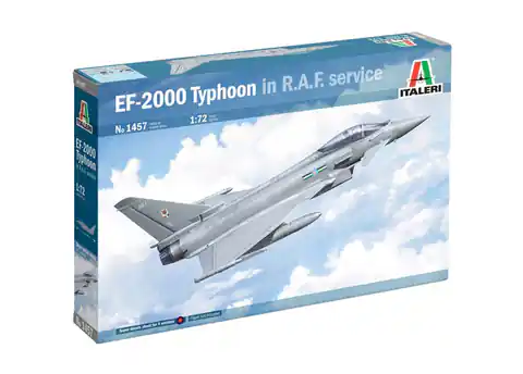 ⁨Model do sklejania EF-2000 Typhoon In R.A.F. Service 1/72⁩ w sklepie Wasserman.eu