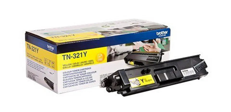 ⁨Toner Brother żółty TN321Y=TN-321Y, 1500 str.⁩ w sklepie Wasserman.eu