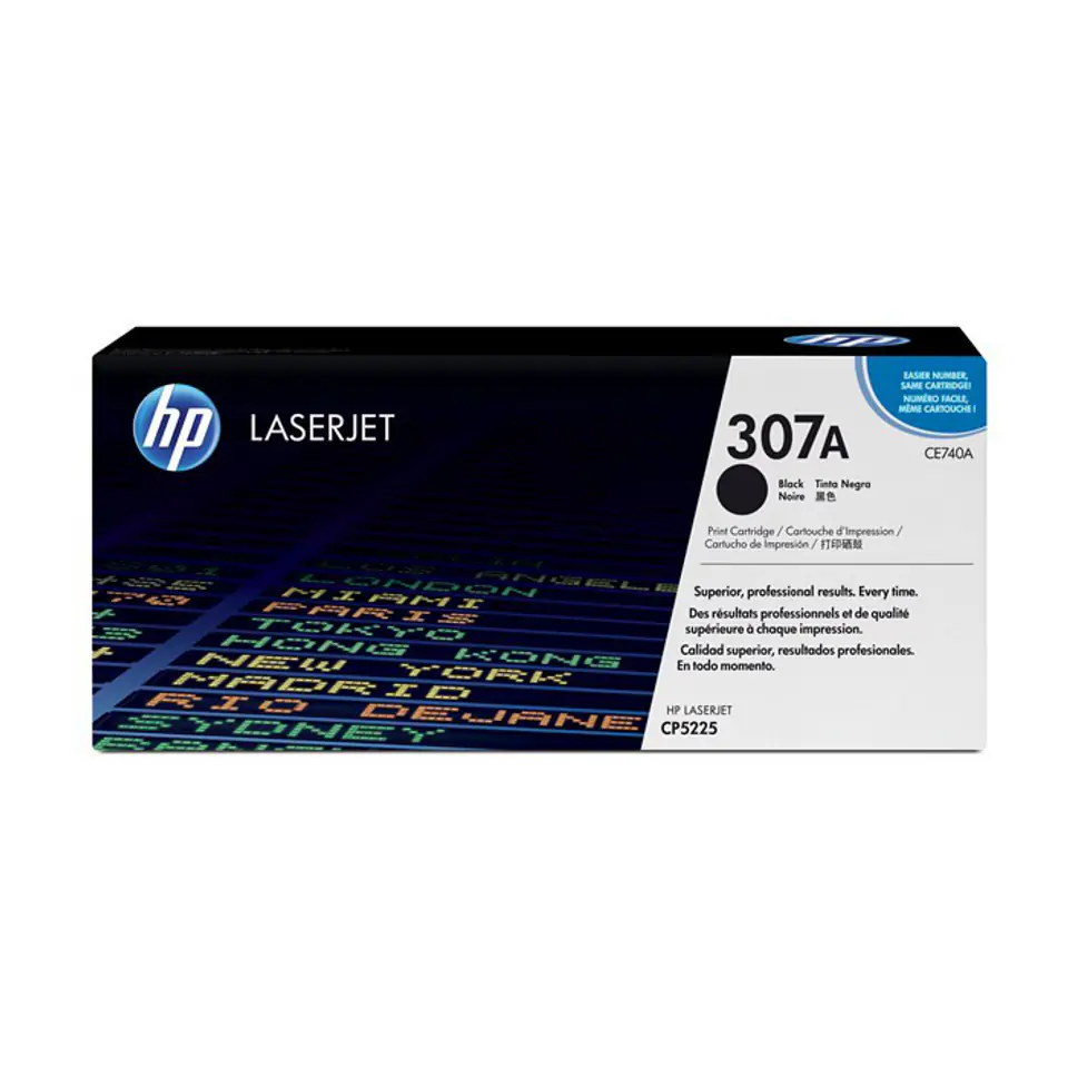 ⁨HP CP5225 Black Print Cartridge CE740A⁩ at Wasserman.eu
