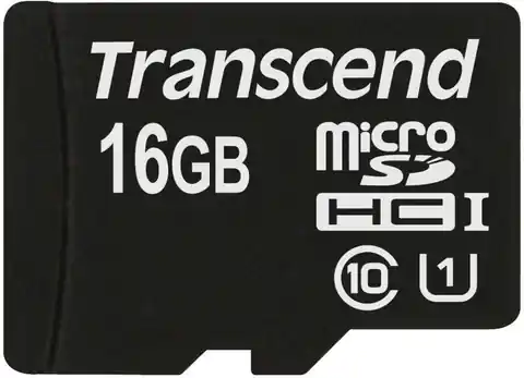 ⁨TRANSCEND microSDHC 16 GB Speicherkartenadapter⁩ im Wasserman.eu