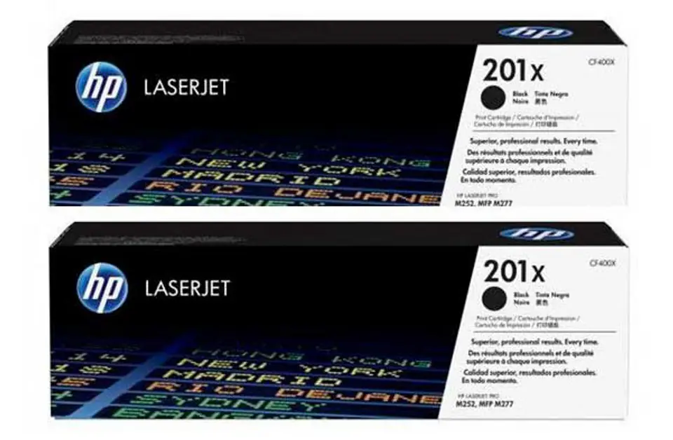 ⁨HP 201X 2-pack High Yield Black Original LaserJet Toner Cartridges⁩ at Wasserman.eu