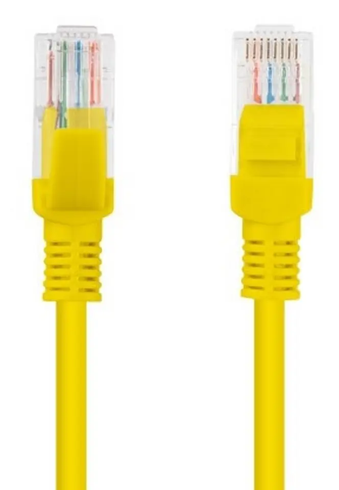 ⁨LANBERG PCU6-10CC-0025-Y 0.25 Patchcord⁩ w sklepie Wasserman.eu