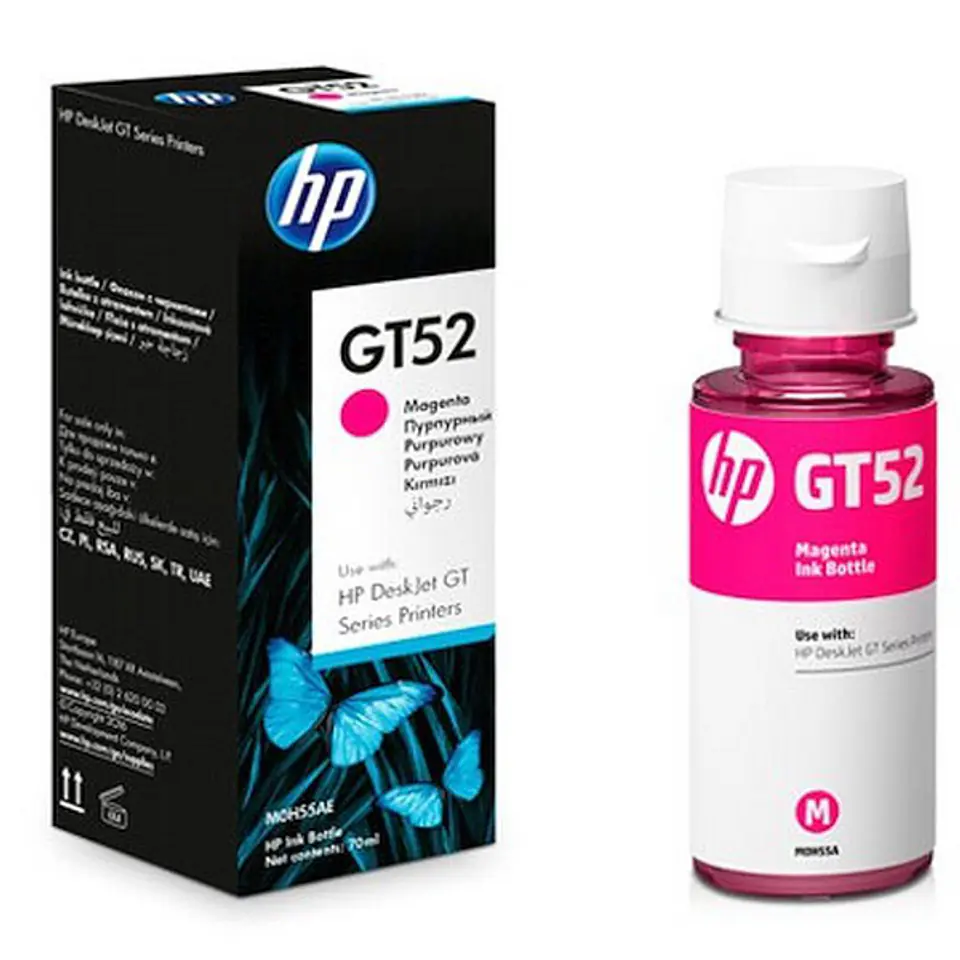 ⁨Butelka z tuszem HP GT52 M0H55AE⁩ w sklepie Wasserman.eu