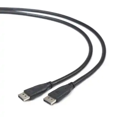 ⁨Gembird CC-DP2-6 DisplayPort cable 1.8 m Black⁩ at Wasserman.eu