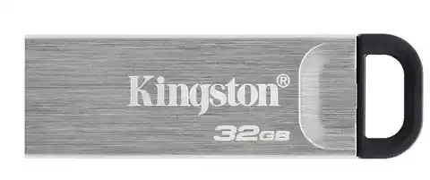 ⁨Pendrive (Pamięć USB) KINGSTON 32 GB Srebrno-czarny⁩ w sklepie Wasserman.eu