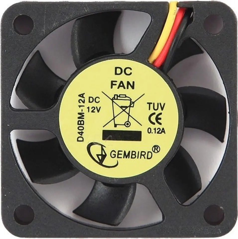 ⁨Cooler Fan 40x40x10mm 3-Pin 12V⁩ at Wasserman.eu