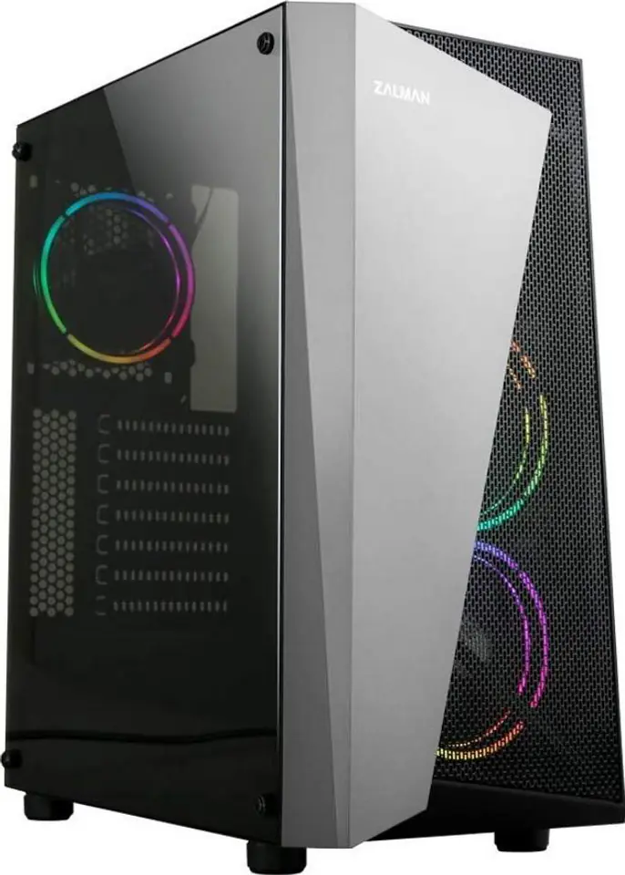 ⁨Obudowa S4 Plus ATX Mid Tower PC Case RGB Fan⁩ at Wasserman.eu