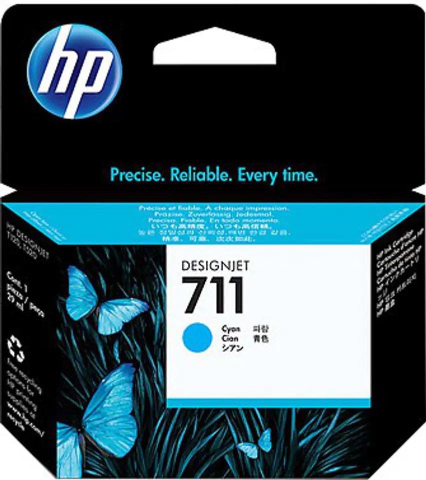 ⁨Wkład HP 711 Cyjan CZ130A⁩ w sklepie Wasserman.eu