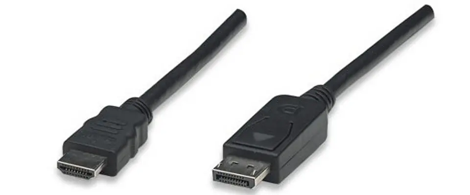 ⁨TECHLY 304321 1.8m /s1x DisplayPort (plug) 1x HDMI (plug)⁩ at Wasserman.eu