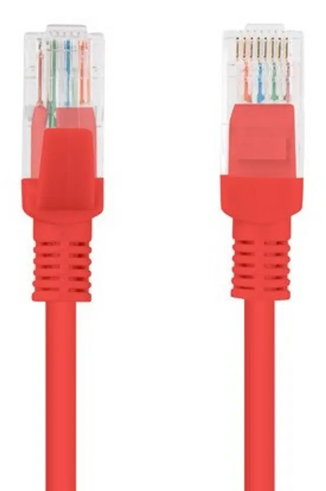 ⁨LANBERG PCU5-10CC-1000-R 10 Patchcord⁩ w sklepie Wasserman.eu