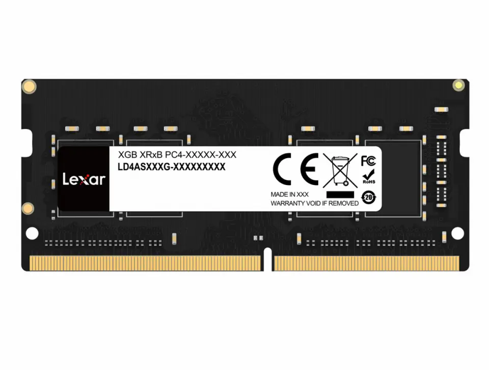 ⁨Pamięć LEXAR SODIMM DDR4 8GB 3200MHz 19CL SINGLE⁩ w sklepie Wasserman.eu