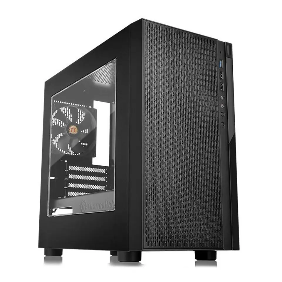 ⁨Thermaltake Versa H18 Micro-Tower Black⁩ at Wasserman.eu