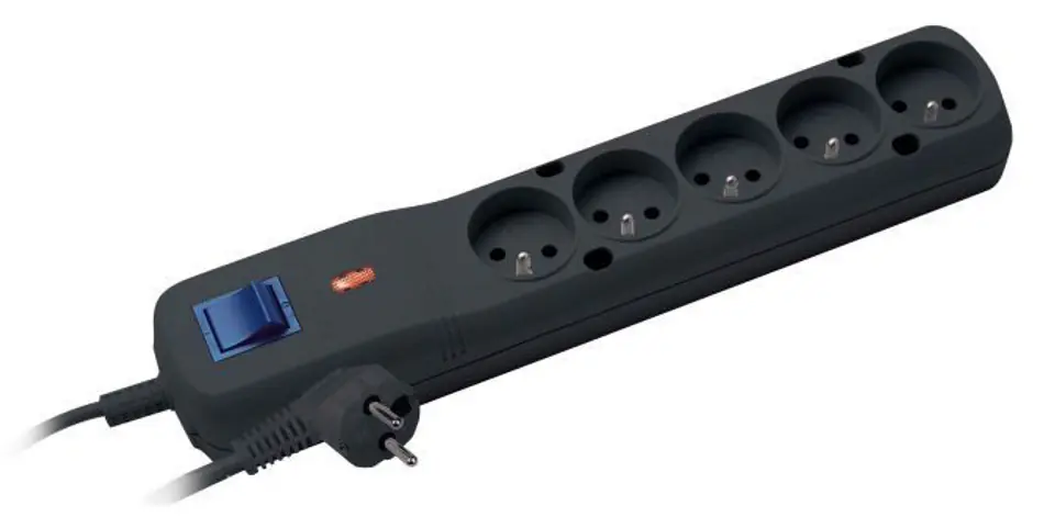 ⁨Surge Protector LF-530WA, 3L EMI/RFI, 3.0m, black⁩ at Wasserman.eu