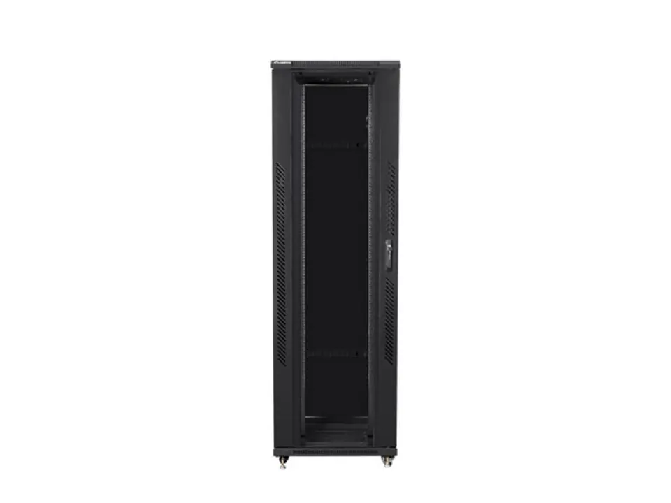 ⁨SZAFA INSTALACYJNA RACK STOJĄCA 19" 42U 800X1200 CZARNA LANBERG (FLAT PACK)⁩ w sklepie Wasserman.eu