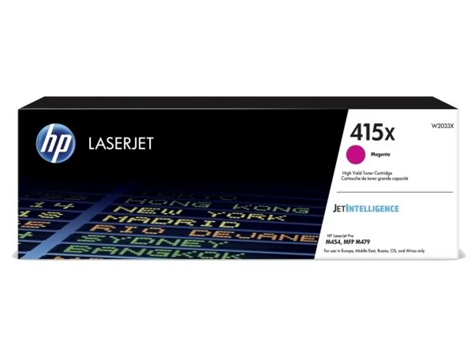 ⁨HP 415X High Yield Magenta Original LaserJet Toner Cartridge⁩ at Wasserman.eu