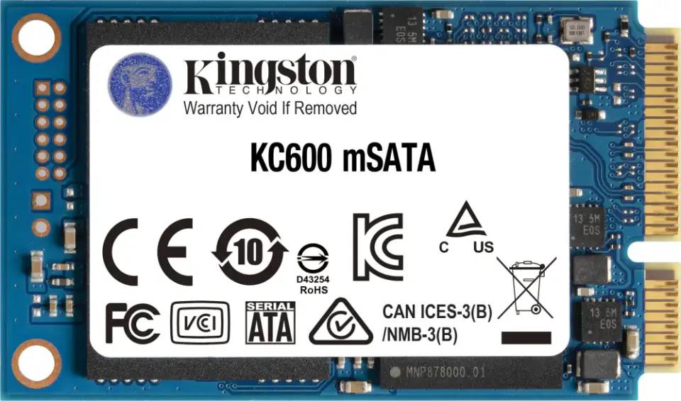 ⁨Dysk SSD KINGSTON mSATA″ 1 TB SATA III 550MB/s 520MS/s⁩ w sklepie Wasserman.eu