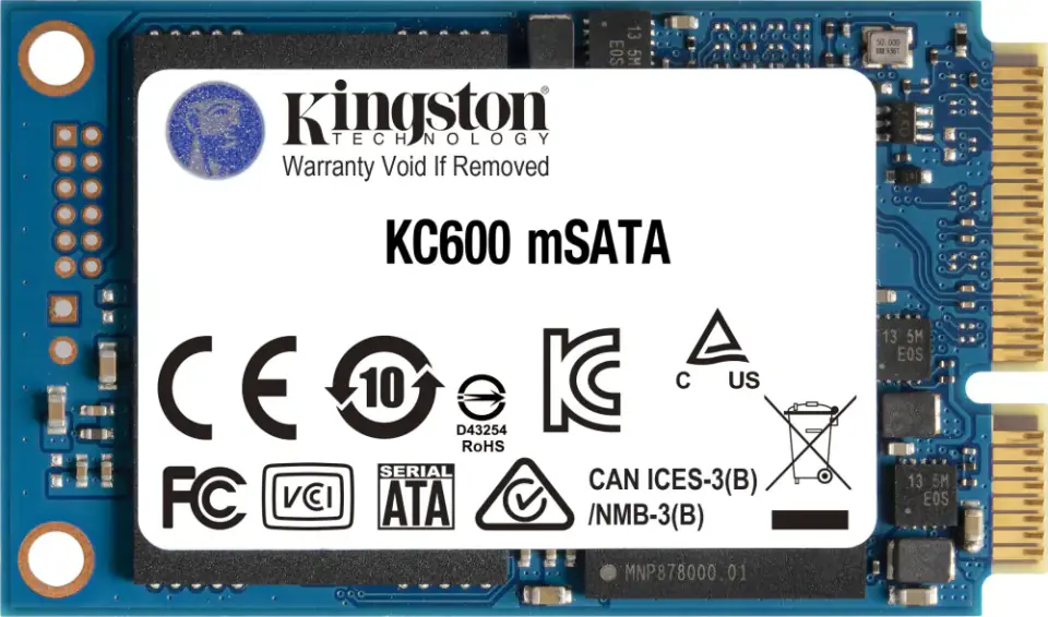 KINGSTON mSATA SSD 1TB SATA III 550MB/s 520MS/s at Wasserman.eu