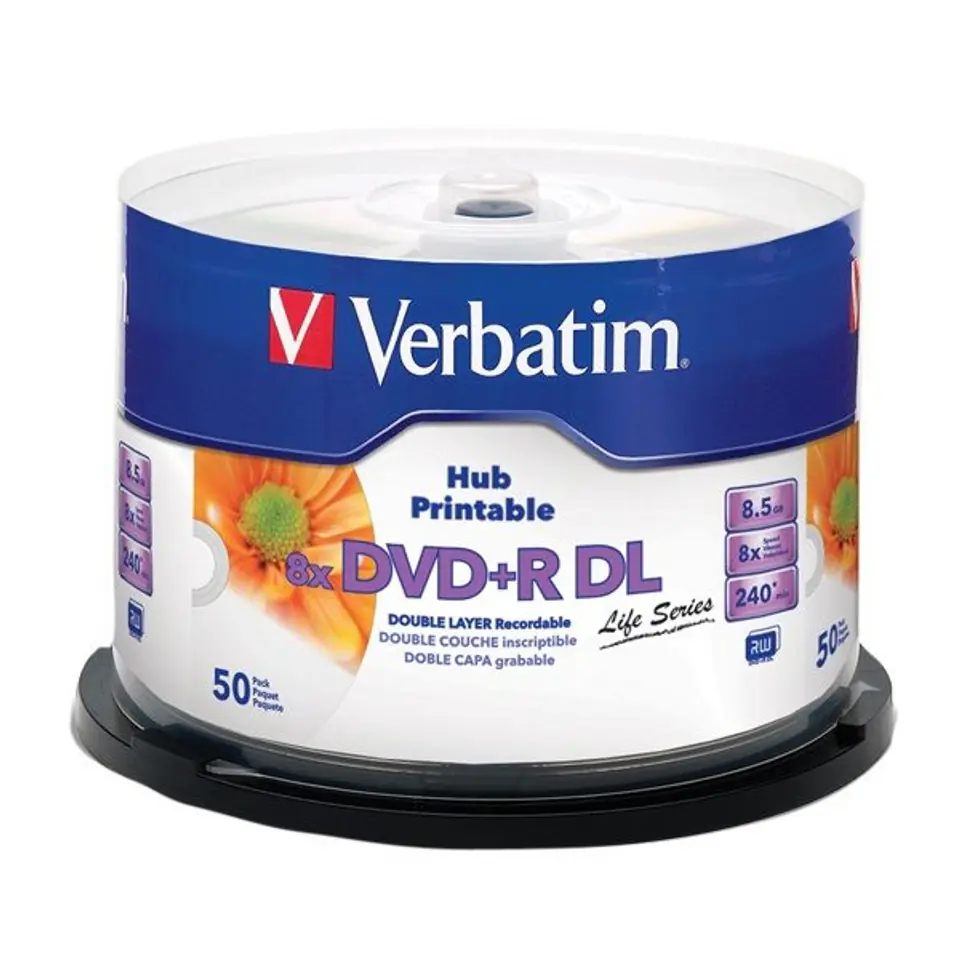 ⁨VERBATIM 8.5 GB 8x Bulk 50 pcs⁩ at Wasserman.eu