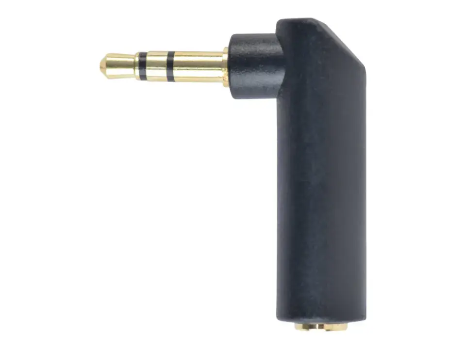 ⁨Adapter GEMBIRD A-3.5M-3.5FL MiniJack 3.5 mm (plug) - MiniJack 3.5 mm (socket)⁩ at Wasserman.eu