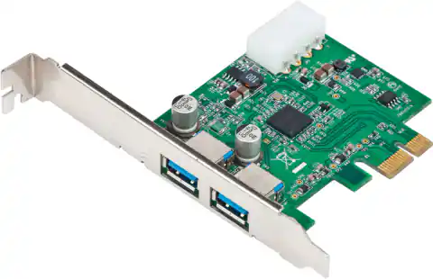 ⁨Kontroler GEMBIRD Host adapter USB 3.0 PCI-E UPC-30-2P 2x USB 3.0⁩ w sklepie Wasserman.eu