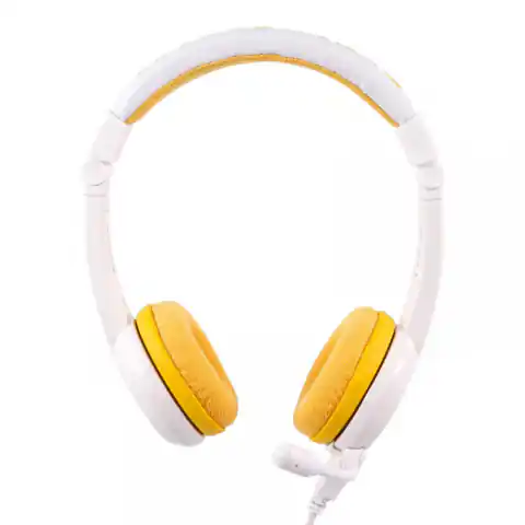 ⁨School+ Słuchawki dla Dzieci 3+ 85dB z Mikrofonem Żółte⁩ w sklepie Wasserman.eu
