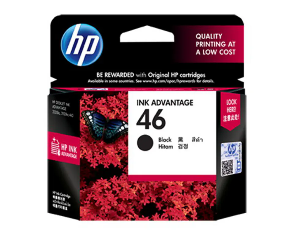 ⁨Ink cartridge HP Inc. No 46 Black CZ637AE⁩ at Wasserman.eu