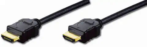 ⁨ASSMANN HDMI - HDMI 3m /s1x Mini HDMI (wtyk) 1x Mini HDMI (wtyk)⁩ w sklepie Wasserman.eu