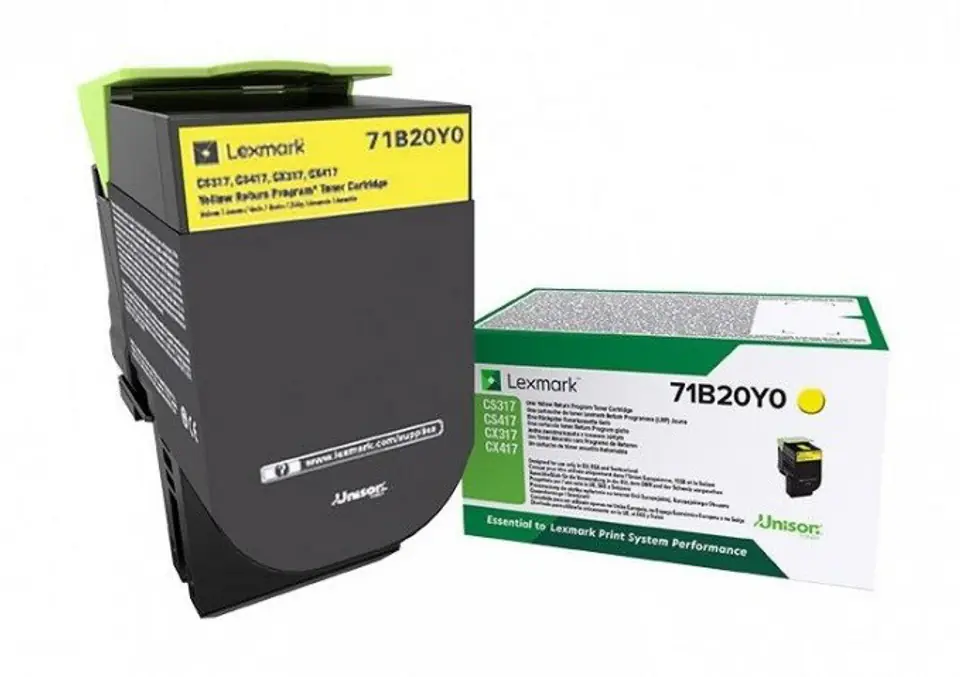⁨LEXMARK 71B20Y0 Toner Cartridge⁩ at Wasserman.eu